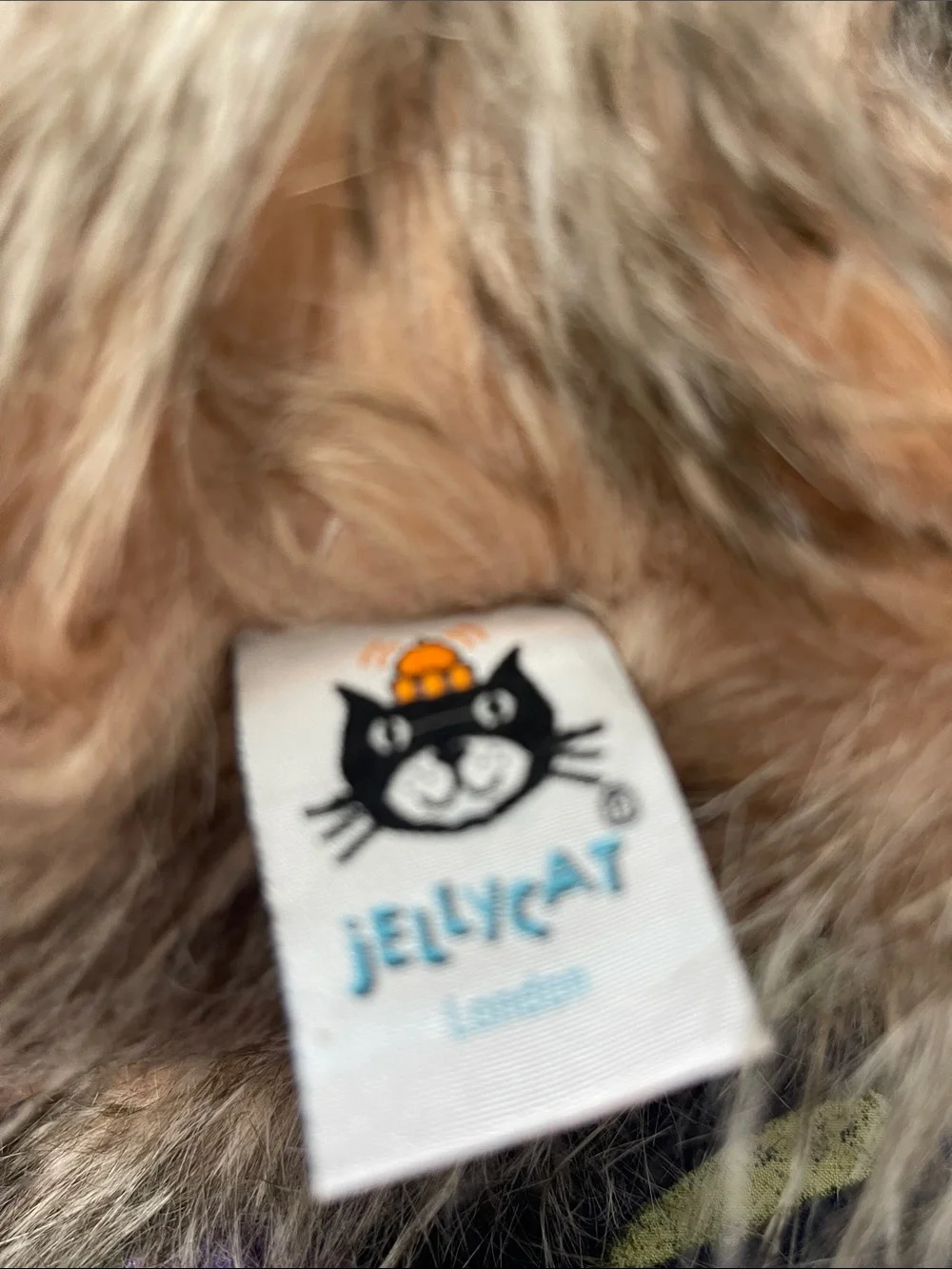 Jellycat plush faux